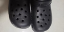 名创优品（MINISO）洞洞鞋男夏季外穿沙滩凉鞋防滑厚底踩屎感包头凉拖鞋黑色42-43 实拍图