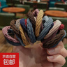 韩版配饰发绳高弹力基础无接缝 十色打底扎头发橡皮筋发饰头 混色10条 实拍图