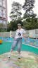 CAMILA KSENIA老爹鞋女士2026年新款夏季休闲跑步鞋百搭厚底增高网面透气运动鞋 灰蓝色 36 实拍图