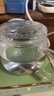 富光花茶杯 男女士茶水分离杯子 双层办公泡茶玻璃杯带把高硼硅水杯 实拍图