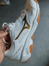 美津浓（MIZUNO）CYCLONE SPEED CN排球鞋综合室内外训练鞋男女款羽毛球鞋乒乓球鞋 白金 【颜值与实力并存】 42 =270mm 实拍图