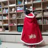 小猪班纳（PEPCO）汉服女童披风斗篷加绒小女孩中国风儿童拜年服古风冬季 披风 160 实拍图