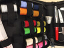 欣沁 针线包家用针线盒套装缝补便捷旅行手工缝补工具全套 28件套黑色 实拍图
