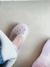 华美健步洞洞鞋女防滑包头凉拖鞋海边沙滩鞋柔软果冻鞋HM2136浅粉39 实拍图