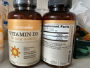 自然薇萃（naturewise）维生素D3成人2000IU阳光瓶 vd3软胶囊备孕男女青少年补钙360粒/瓶 实拍图