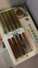 双枪天然抗菌镰叶相思木筷子 家用无漆无蜡 中式实木筷子餐具10双装 实拍图