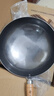 章丘铁锅正宗手工锻打铁锅无涂层物理不粘锅炒锅老式家用炒菜锅厨具轻音 标准版古法原色(未干烧） 32cm 实拍图