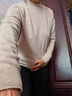 恒源祥100%纯羊毛衫女半高领毛衣女宽松打底衫秋冬季时尚女装针织衫上衣 实拍图