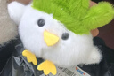 武汉文创蒜鸟发声玩偶纪念品鄂人和平鸟钥匙扣毛绒玩具公仔挂件 白色武汉蒜鸟【1个装】 武汉蒜鸟背包挂件桌面摆件 实拍图
