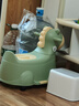 小哈伦儿童马桶音乐座便器宝宝坐便器男女孩婴幼儿尿盆便盆音乐款漫秋绿 实拍图