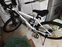 喜德盛（xds）山地自行车黑客350 X6铝合金车架21速变速机械碟刹 白灰17寸（适合身高165-180cm） 实拍图