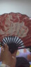 林木岛九尾狐扇子男女式古风中国风汉服配饰随身红彼岸花古装随身折扇 8寸火狐 实拍图