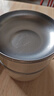 【带饭必备】饭盒带盖上班族保温密封饭盒不锈钢大容量学生便当盒 乳白色2层 实拍图
