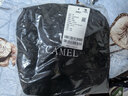 骆驼（CAMEL）轻便双肩背包男纯色折叠包户外休闲旅行登山包女 133DB02006 黑色 实拍图