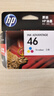 惠普（HP）46原装彩色墨盒 适用hp deskjet 2020hc/2520hc/2529/2029/4729打印机 实拍图
