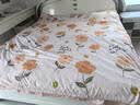 洁丽雅四件套 7A抗菌加厚小清新ins风床上用品双人 初夏-桔 被套200*230cm 实拍图