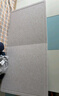 墨斗鱼毛毡板墙贴照片墙背景板免打孔护墙板公告栏展示墙板80*120cm 实拍图