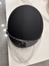 天骑头盔 电动车3c认证新国标A类电瓶摩托车男女士保暖安全帽四季通用 黑色 实拍图
