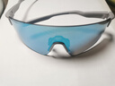京东京造运动骑行眼镜 户外开车防晒太阳镜护目镜墨镜男女款 极光蓝 实拍图