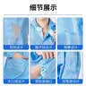 牧琅 防静电分体服无尘服食品厂洁净室防护服电子厂无尘车间防静电防尘工作服连帽分体服 蓝色 2XL【京速达】 实拍图