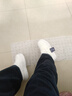 回力小白鞋女轻盈舒适软底板鞋女学生休闲百搭运动增高鞋女 白色 38 实拍图