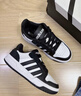 adidas ENTRAP美式校园风运动少年感复古篮球风板鞋男女阿迪达斯   白色/黑色   42.5 实拍图