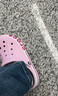 卡骆驰（CROCS）贝雅卡骆班洞洞鞋轻便耐磨一脚蹬休闲鞋女鞋时尚沙滩鞋|205089 芭蕾粉/糖果粉-6TG 36 /37(220mm) 实拍图