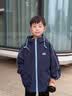 G.duck品牌童装男童外套春秋款儿童风衣中大童休闲百搭男生小孩外穿衣服 字母薄款蓝色 140 建议身高1米3左右 晒单实拍图