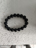 金石灵收藏级天然黑曜石手串男女款五行补水水晶手链佛珠本命年生日礼物 实拍图