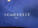 安睡宝（SOMERELLE） 全棉A类抗菌枕头进口七孔纤维枕芯酒店护颈椎枕睡眠枕靠枕可水洗 升级抗菌进口七孔枕蓝-中枕 单只 一只装 实拍图
