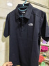 The North Face北面短袖Polo男女户外舒适透气短袖8AV3 宇宙黑/JK3 S 实拍图