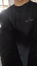 回力（Warrior）纯棉t恤男春秋新款重磅运动上衣男士宽松打底长袖体恤 深灰  M 实拍图