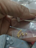 御邪黄金转运珠足金999路路通光面金珠手串串珠手链情人节礼物 3毫米特供金珠两颗 实拍图
