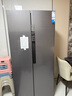 新飞450L对开门主动除菌超薄平嵌支持鸿蒙智联一级风冷无霜魅影灰冰箱BCD-450WKQ9AT国家补贴 实拍图