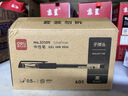 得力（deli）60支办公中性笔签字笔水笔 0.5mm子弹头黑色33109 办公用品 实拍图