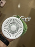 骆驼电风扇家用小吊扇小型迷你静音制冷柔风扇宿舍学生蚊帐床上大风力 六叶吊扇(绿色) 标配 1.3米电源线 实拍图