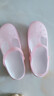 华美健步洞洞鞋女防滑包头凉拖鞋海边沙滩鞋柔软果冻鞋HM2136浅粉39 实拍图