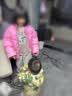 巴拉巴拉童装儿童羽绒服女童男童面包服外套宝宝冬装三防亲子装潮 玫红60118-白鸭绒 175 cm 充绒量160g 实拍图