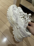 FILA FUSION斐乐女鞋BIANCO老爹鞋季硬糖鞋休闲鞋厚底运动鞋女 棉花糖/银-MM 38.5 实拍图