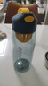 【京东物流】便携滤网随手杯太空杯塑料杯茶杯防摔带刻度水杯学生 湖光蓝480ml1个 实拍图