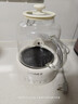 小质养生壶1.5L全玻璃花茶壶0胶水0金属恒温煮茶器办公室热牛奶神器保温壶家用烧水壶电热水壶 实拍图