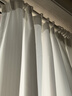 铭聚布艺幻影纱帘 透光不透人客厅阳台挂钩白色窗纱2.5米宽*2.4米高1片 实拍图
