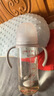 贝亲（Pigeon）自然成长翻盖直饮吸管 大童奶瓶330ml 马戏团 18月+ AA279 实拍图