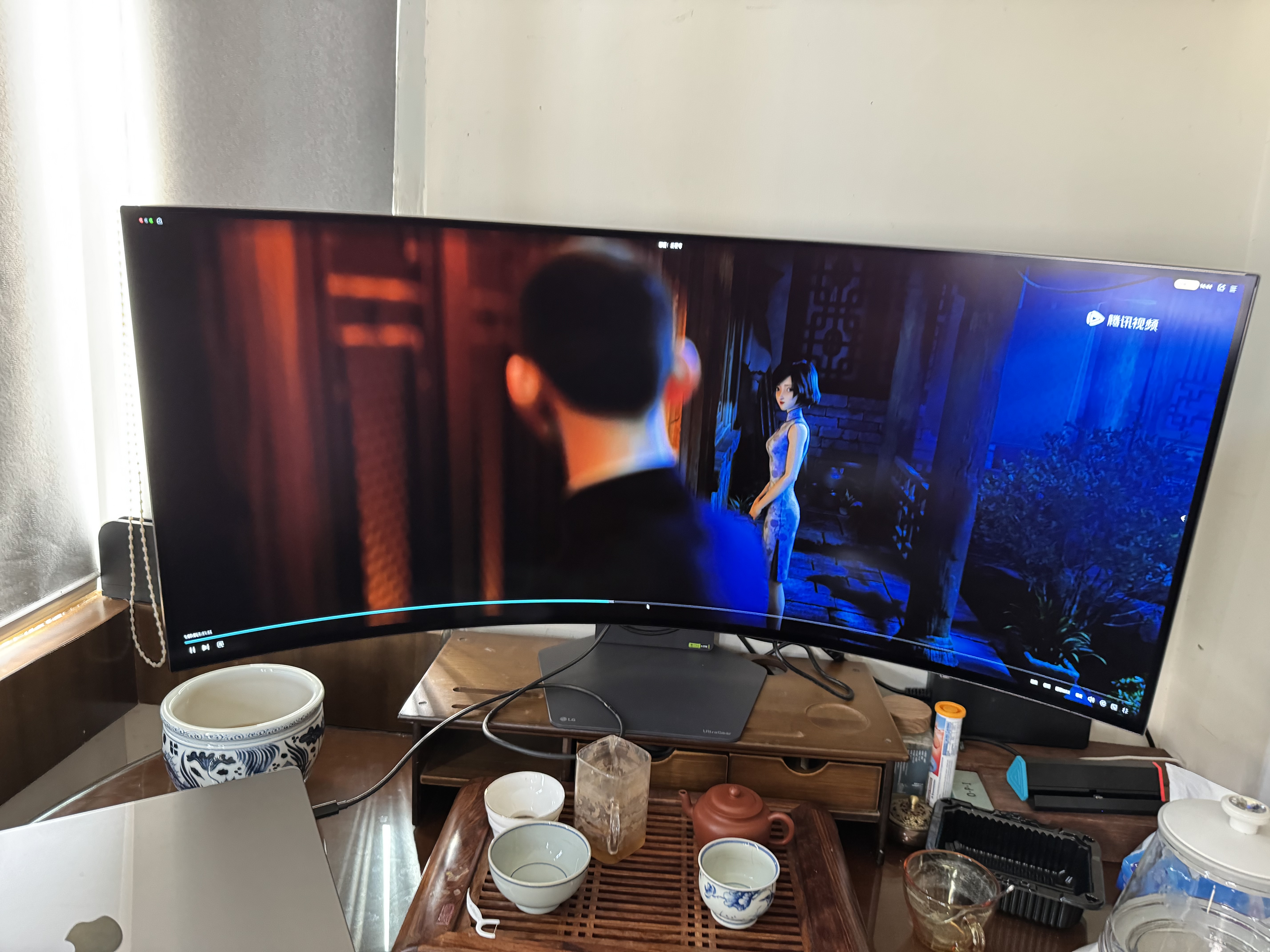 LG 45英寸5K 165/330Hz双模 45GX950B OLED曲面显示器 800R曲率 满血HDMI2.1 GX9 旗舰电竞显示器 5K双模/双满血HDMI2.1 45GX950A 实拍图