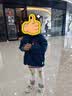幼歌（YOUGE）春新中小童缤纷彩虹假两件打底衫打底裤亲肤透气两件套 彩色条纹 (上衣）（偏大，建议选小一码） 100 cm 实拍图
