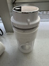 膳魔师（THERMOS）榨汁杯榨汁机小型便携制冷水杯果汁机水杯一体家用果蔬可充电果汁杯冰沙机奶昔机搅拌杯打汁随行杯 【长效制冷】冬雪白 实拍图