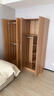 小米城堡原木风衣柜家用卧室现代简约出租房小户型收纳简易衣柜 【加厚款全浅胡桃】4门高180宽140深40 普通款【价格实惠】 实拍图