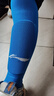 李宁（LI-NING）足球袜儿童长筒袜过膝防滑训练护腿板袜套高筒长袜子男 蓝M 实拍图