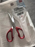 得力（deli）【热门商品】180mm办公生活家用剪刀 中号剪子手工剪纸刀 办公用品 红色6009 实拍图