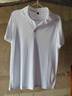 GLM短袖t恤男透气夏季翻领polo衫速干T恤冰丝感休闲运动上衣白色L 实拍图